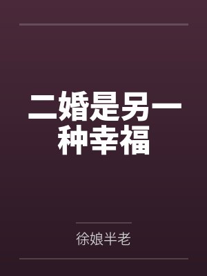 二婚是另一种幸福 小说 二婚是另一种幸福 小说